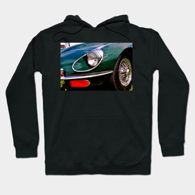 E-Type Jaguar Classic Motor Car Hoodie by AndyEvansPhotos